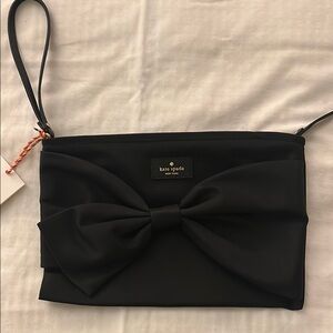 Kate Spade New York On Purpose Nylon Black Wristlet new with tags!